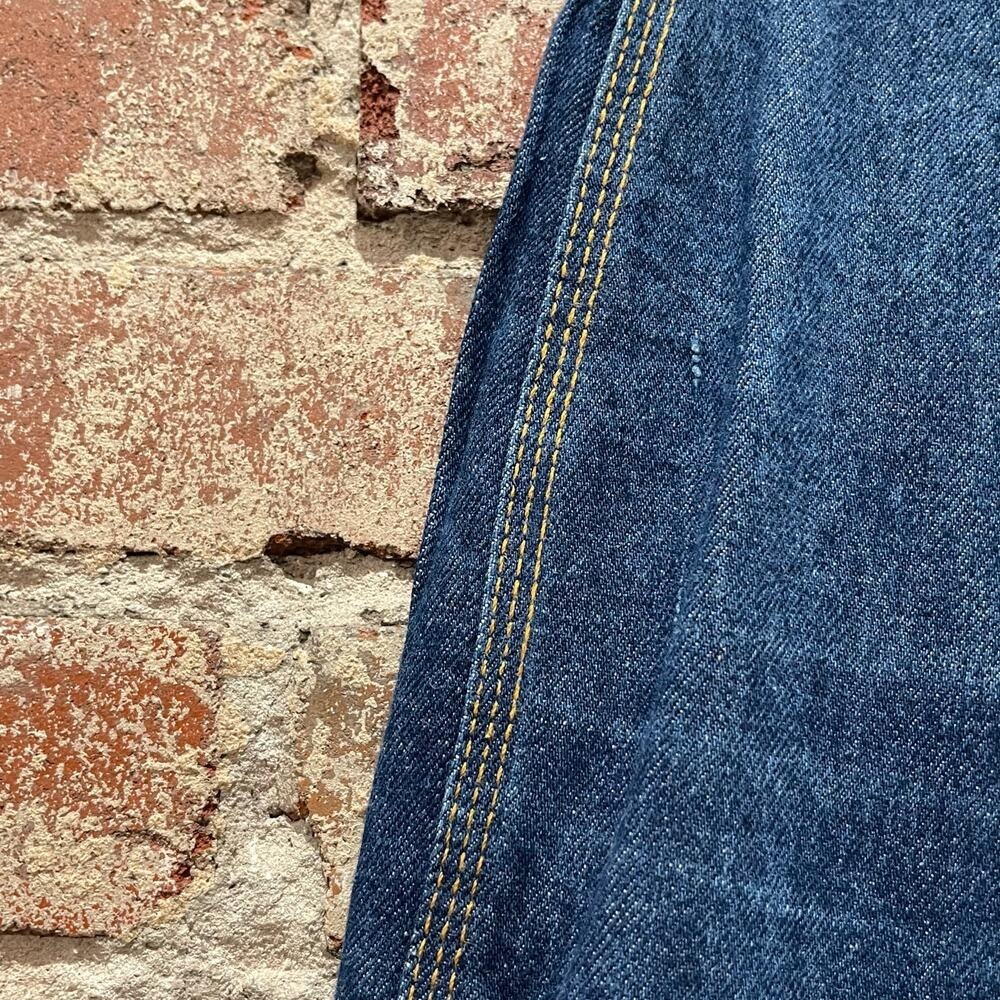 Vik Vizette Vintage Embroidered Butterfly Jeans Blue 27 - Picture 5 of 9